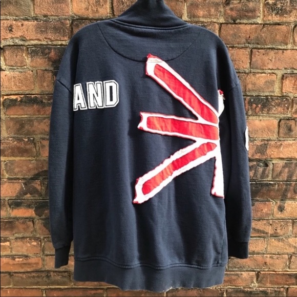 England Sweatshirt Jacket Large - Picture 3 of 6